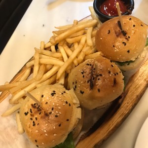 mini hamburguesas