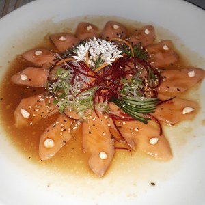 carpaccio de salmon