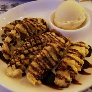 Postres - Banana Tempura