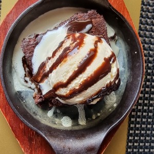 Brownie con Helado