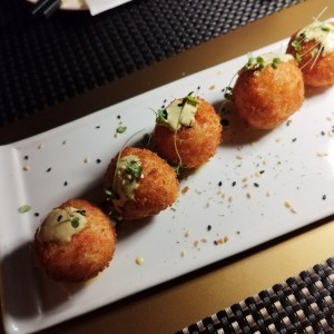 Croquetas de cangrejo