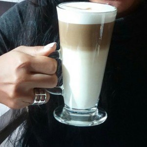 latte de vainilla.