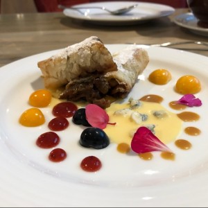 strudel de peras