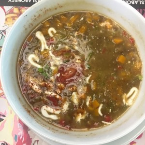 sopa de lentejas