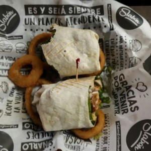 wrap de pollo ceasar