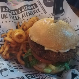 hamburguesa vegetariana 