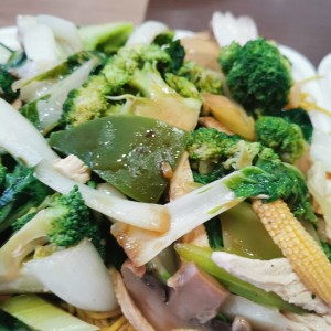 chowmein con vegetales