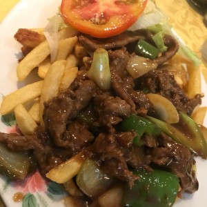 bistec picado con papas