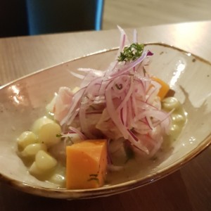 Ceviche de corvina