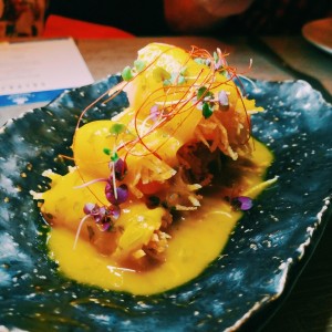 tiradito de cobia