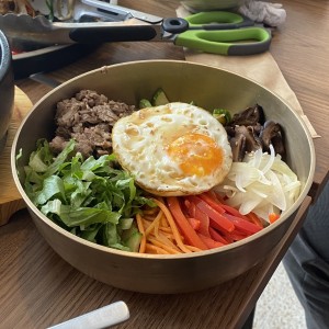 Bowl de carne y vegetales