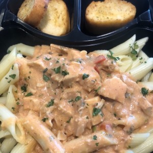 pasta de pollo