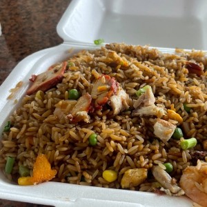 Arroz frito - Arroz de puerco