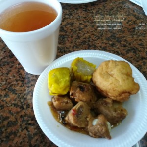 Siu Mai, bolitas de Tofu y empanada china