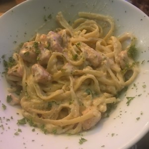 pasta con salmon 