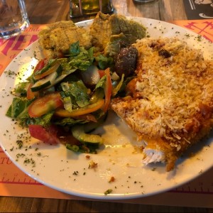 Milanesa de pollo