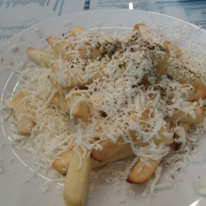 papas y queso feta