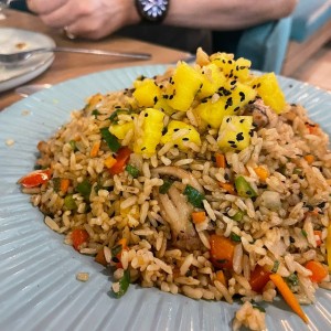 Arroz Chaufa con Mariscos