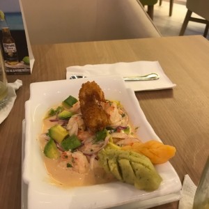 ceviche de camarones