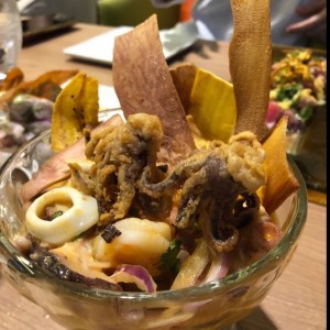 ceviche de mariscos 