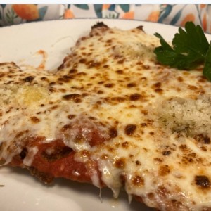 Milanesa de carne parmigiana