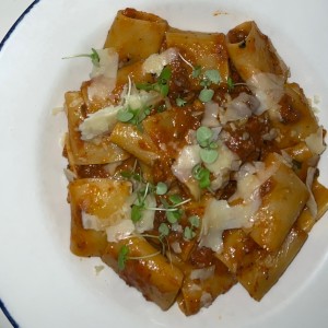 Pastas - Paccheri Alla Bolognesa