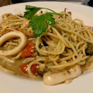 Linguini frutos del mar gluten free