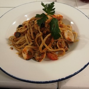 spaguettis frutti di mare