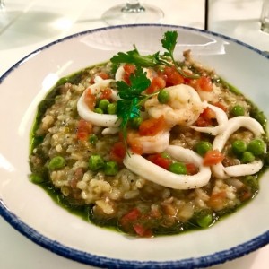 Risoto de mariscos