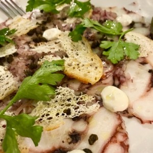 Carpacho de pulpo