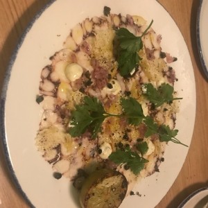 focaccia de pulpo