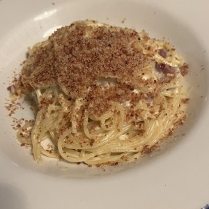 Spaghetti Alfredo e Prosciutto