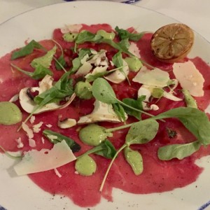 Carpaccio di manzo