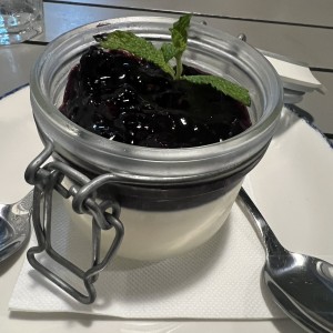 Pannacotta de frutos rojod