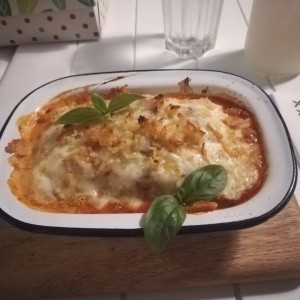 Lasagna de pollo