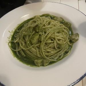 Pesto con pollo