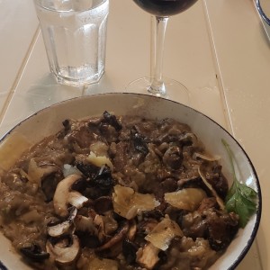 Risottos - Risotto Funghi con vitelo