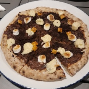 pizza de nutella