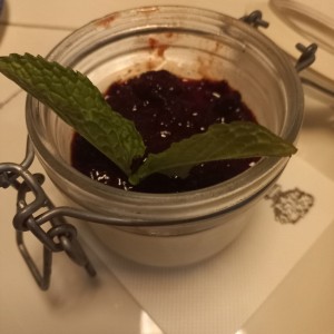 Panacotta de frutos rojos