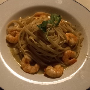 Fetuccini Aglio, Olio E Gamberetti