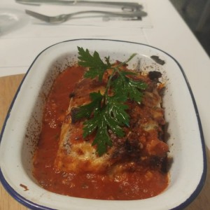 Lasagna de pollo