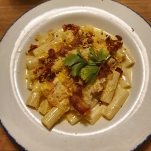 Rigatoni Ni Carbonara Ni Alfredo