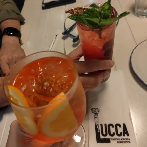 Aperol y mojito