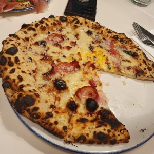 Piezas Extraordinarias - Pizza Carbonara