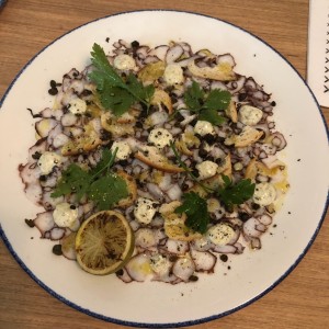 carpaccio de pulpo