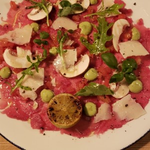 carpaccio di manzo