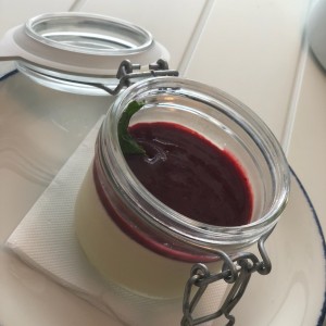 Panacotta de Frutos Rojos 