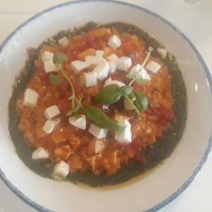 Risotto de pollo