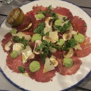 carpaccio de res