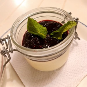 Pannacotta de frutos rojod